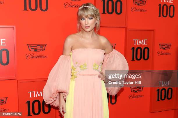 Taylor Swift attends the 2019 Time 100 Gala at Frederick P. Rose Hall, Jazz at Lincoln Center on April 23, 2019 in New York City.