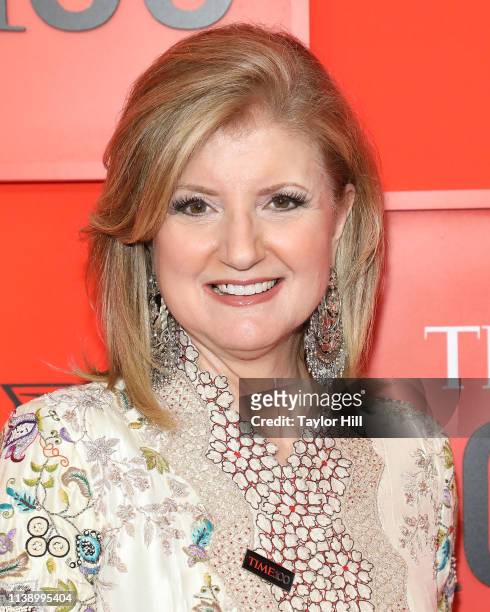 Arianna Huffington attends the 2019 Time 100 Gala at Frederick P. Rose Hall, Jazz at Lincoln Center on April 23, 2019 in New York City.