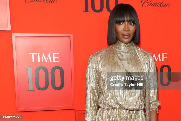 Naomi Campbell attends the 2019 Time 100 Gala at Frederick P. Rose Hall, Jazz at Lincoln Center on April 23, 2019 in New York City.