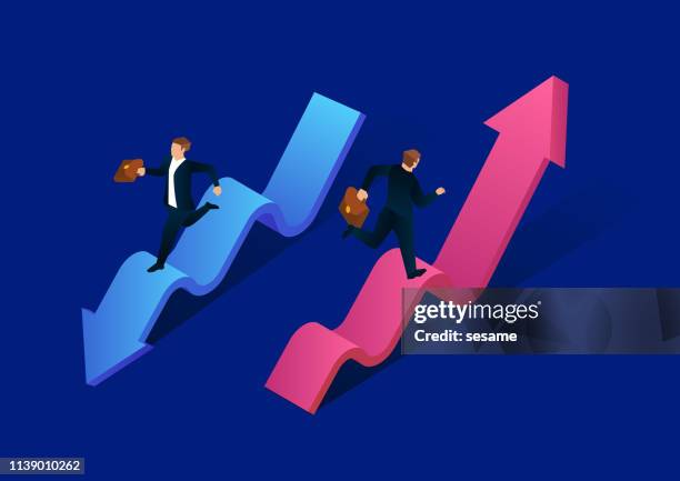 illustrazioni stock, clip art, cartoni animati e icone di tendenza di uomo d'affari in competizione, in corsa e in corsa - shareholder