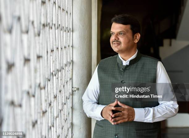 Devendra 19 Profile Shoot Of Maharashtra Chief Minister Devendra Fadnavis Photos ...