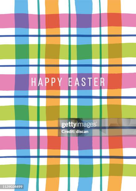 easter invitation template with stripes - easter seamless pattern stock illustrations