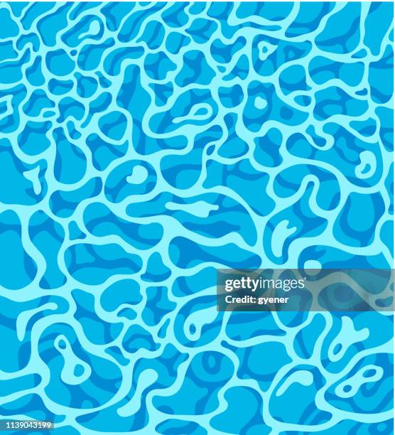 deep sea - swimming pool stock illustrations