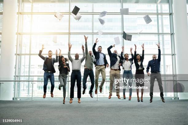 Work Cheering Cheering Employees Photos and Premium High Res Pictures - Getty Images