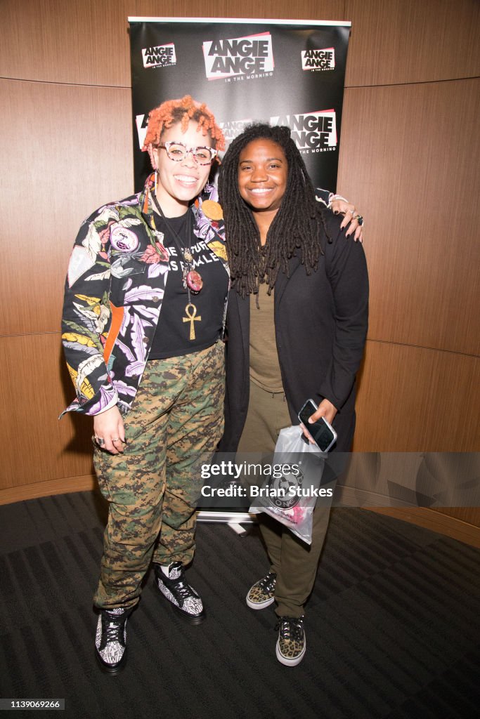 Angie Pinky Killacorn and Angie Ange attend Angie Ange In The Morning... News ...