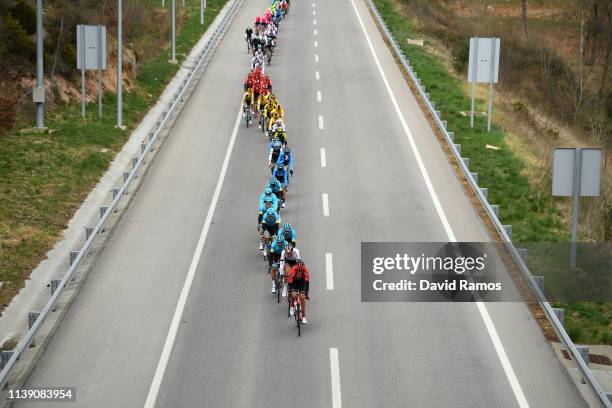 Andrey Zeits of Kazahkstan and Astana Pro Team / Rodrigo Contreras of Colombia and Astana Pro Team / Pello Bilbao of Spain and Astana Pro Team /...