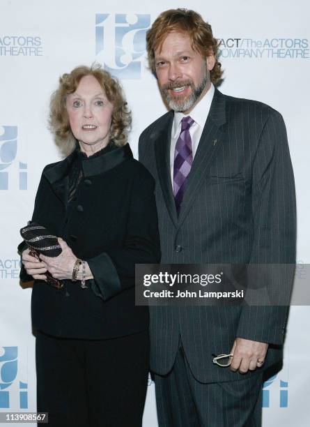 Charlotte Moore and David Staller attend the TACT/The Actors Company Theatre Spring Gala at The Edison Ballroom on May 9, 2011 in New York, United...