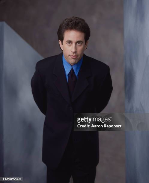 Comedian and actor Jerry Seinfeld poses for a portrait in October 1994 in Los Angeles, California.