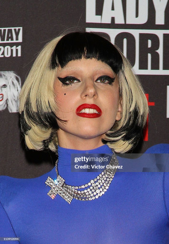 Lady Gaga "Monster Ball Tour" Mexico City - Press Conference