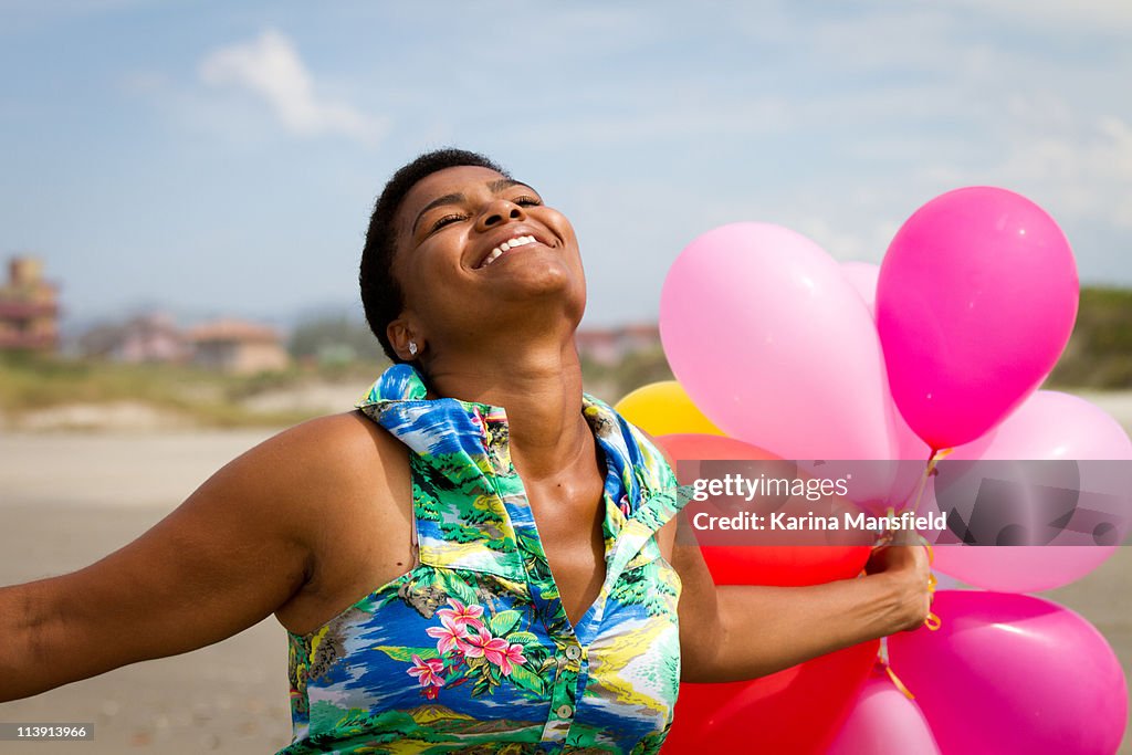 Happy  woman