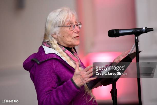 Renata Adler speaks at Lapham's Quarterly, Decades Ball, 2019 at 583 Park Avenue on March 25, 2019 in New York City.