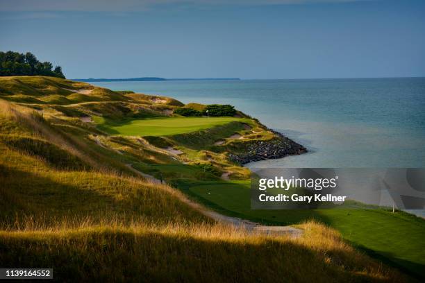 View from the seventh hole of Whistling Straits Golf Course on October 15, 2018 in Sheboygan, Wisconsin.