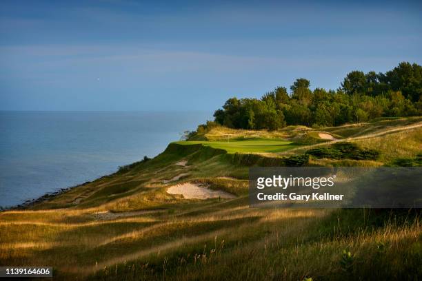 View from 17th hole of Whistling Straits Golf Course on October 15, 2018 in Sheboygan, Wisconsin.