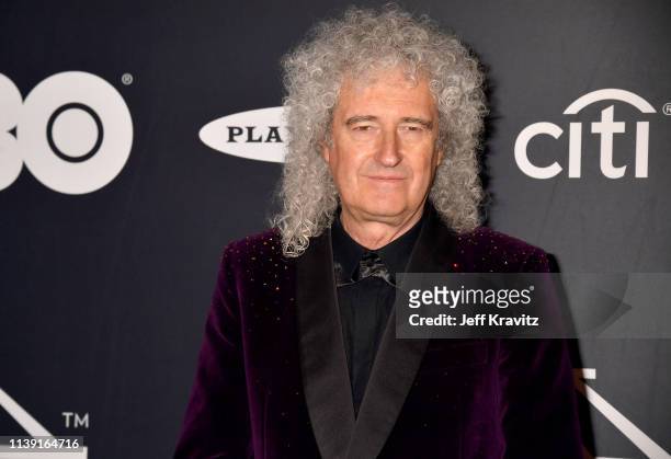 Brian May of Queen attends the 2019 Rock & Roll Hall Of Fame Induction Ceremony at Barclays Center on March 29, 2019 in New York City.