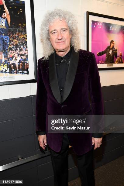 Queen’s Brian May attends the 2019 Rock & Roll Hall Of Fame Induction Ceremony at Barclays Center on March 29, 2019 in New York City.