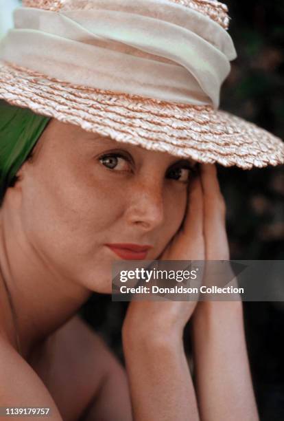 Actress Carolyn Jones poses for a portrait in 1959.