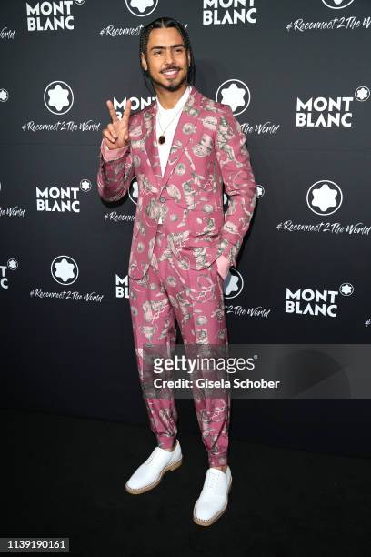 Quincy Brown, son of P. Diddy, attend the "To Berlin and Beyond with Montblanc: Reconnect To The World" launch event at Metropol Theater on April 24,...