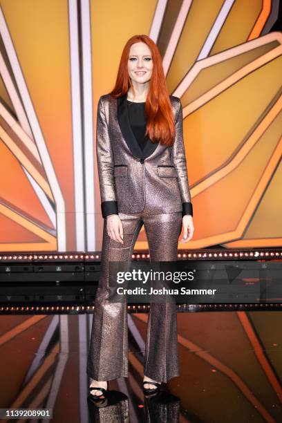 Barbara Meier during the 2nd show of the 12th season of the television competition "Let's Dance" on March 29, 2019 in Cologne, Germany.