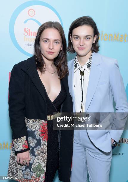 Ava Capri Palazzolo and Alexis G. Zall attend the 18th annual Shane's Inspiration Gala at Beverly Hills Hotel on March 29, 2019 in Beverly Hills,...