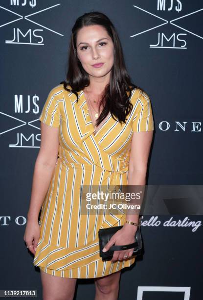 Adaleta Avdic attends Matt Sarafa and Jonathan Marc Stein's new 'Rich' clothing line release and fashion show on March 29, 2019 in Los Angeles,...