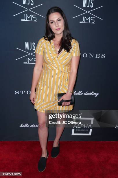 Adaleta Avdic attends Matt Sarafa and Jonathan Marc Stein's new 'Rich' clothing line release and fashion show on March 29, 2019 in Los Angeles,...