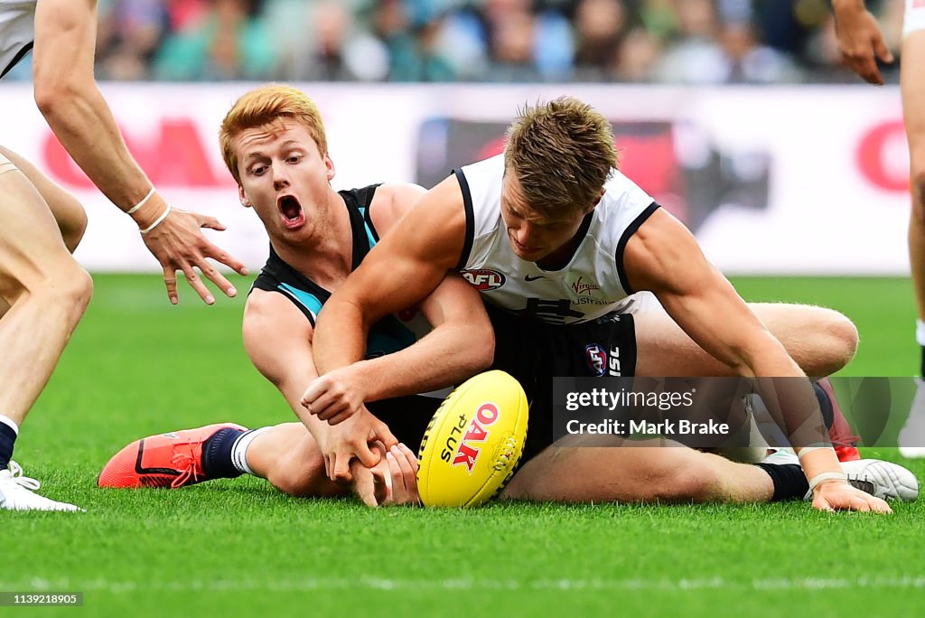 AFL Rd 2 - Port Adelaide v Carlton