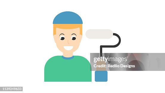 "畫家裝飾人" 圖示 "畫家裝飾人" 圖示