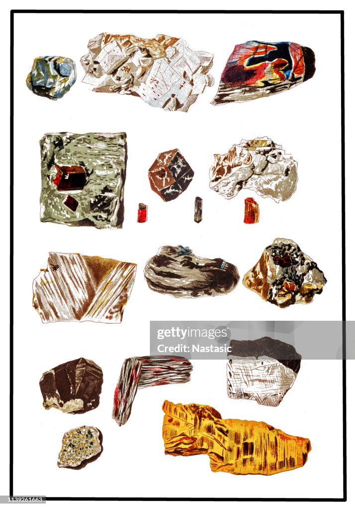Minerals and Their Crystalline Forms