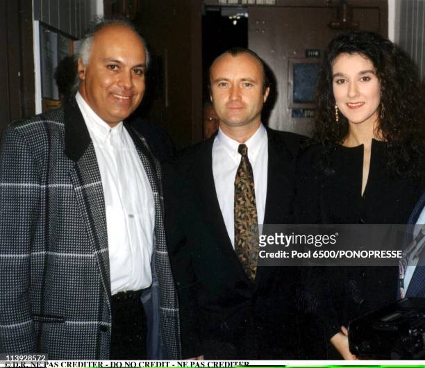 Celine Dion and Rene Angelil In Los Angeles, United States In March 1990.