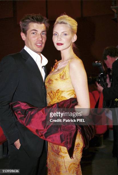 Bambi Awards 1999 In Berlin, Germany On November 10, 1999-Nadja Auermann And Husband.