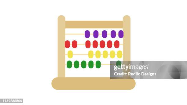 ilustraciones, imágenes clip art, dibujos animados e iconos de stock de abacus icon - abacus