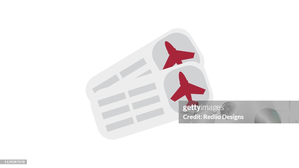 Flight ticket Icon