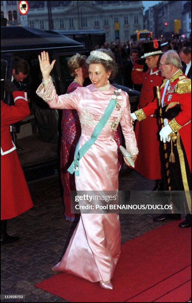 Queen Margrethe Of Denmark Celebrates 60Th Birthday In Copenhagen, Denmark On April 15, 2000-