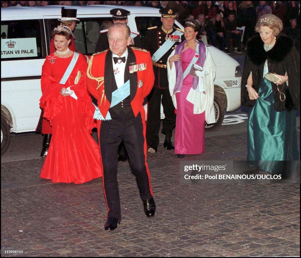 Queen Margrethe Of Denmark Celebrates 60Th Birthday In Copenhagen, Denmark On April 15, 2000-