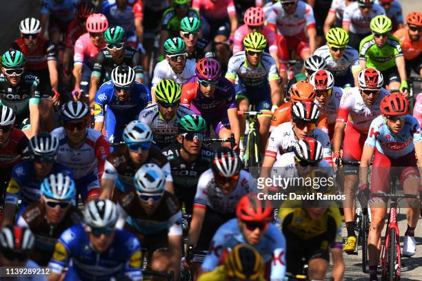Luis Angel Mate of Spain and Team Cofidis Solutions Credits / Diego Rubio Hernandez of Spain and Team Burgos BH / Dries Devenyns of Belgium and Team...