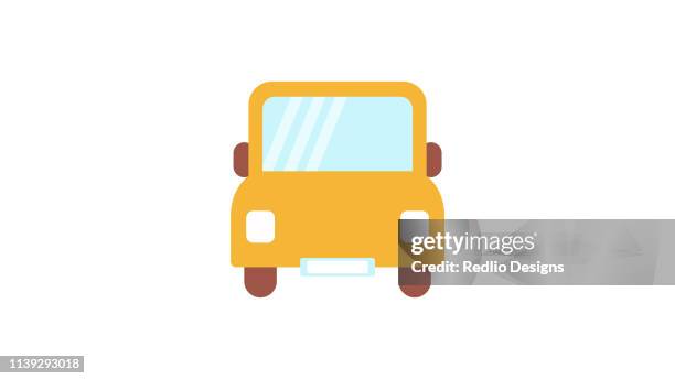 car icon - slow progress stock illustrations