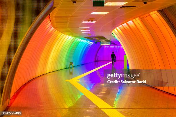 levent metro station, levent, istanbul. - vehicle interior stock pictures, royalty-free photos & images