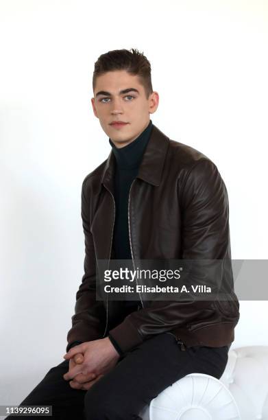 Hero Fiennes Tiffin attends the photocall for "After" at Hotel Palazzo Naiadi on March 30, 2019 in Rome, Italy.