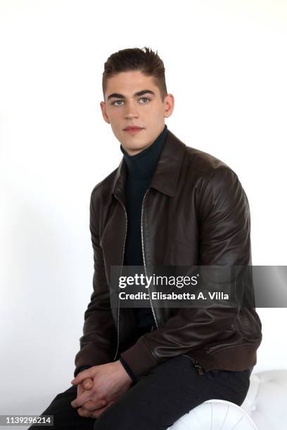 Hero Fiennes Tiffin attends the photocall for "After" at Hotel Palazzo Naiadi on March 30, 2019 in Rome, Italy.