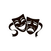 theatrical masks set