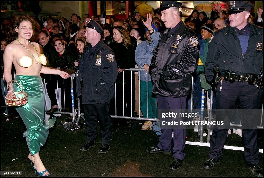 Halloween parade In New York city, United States On October 31, 2000-