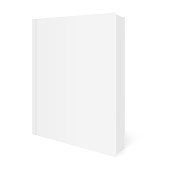 Vector realistic image of a soft cover book.
