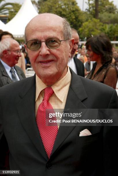 55th Cannes film festival: Stairs of "O Principio da Incerteza" In Cannes, France On May 18, 2002-Manoel de Oliveira.