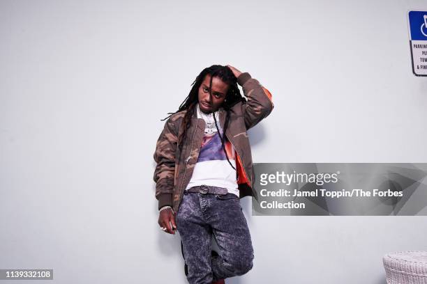 Rapper Jacquees is photographed for Forbes Magazine on November 26, 2018 in Miami, Florida. CREDIT MUST READ: Jamel Toppin/The Forbes...