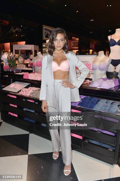 Alyssa Lynch visits Miami during The Incredible Tour at Victoria's Secret Aventura Mall on April 25, 2019 in Miami, Florida.