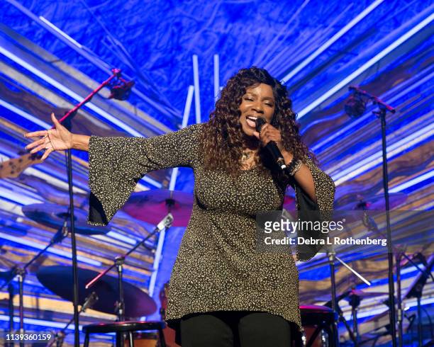 Gloria Gaynor performs at Sony Hall on April 25, 2019 in New York City.