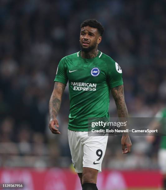 Brighton & Hove Albion's Jurgen Locadia during the Premier League match between Tottenham Hotspur and Brighton & Hove Albion at Tottenham Hotspur...