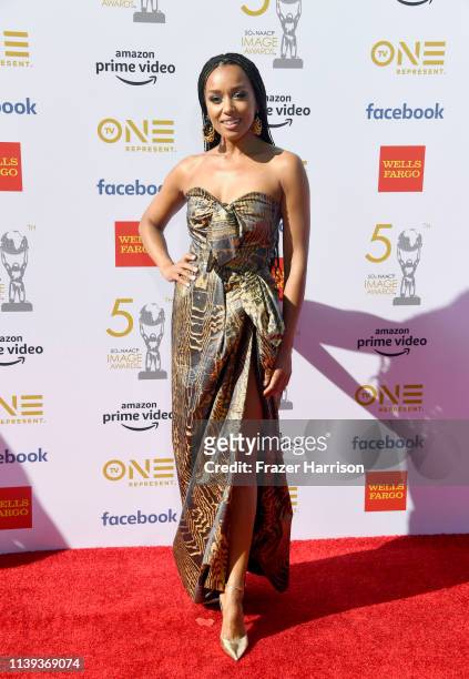Melanie Liburd attends the 50th NAACP Image Awards at Dolby Theatre on March 30, 2019 in Hollywood, California.
