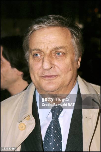 Paris Film Festival : Preview screening of Jose Giovanni's "Mon pere" In Paris, France On March 30, 2001-French actor Bruno Cremer.