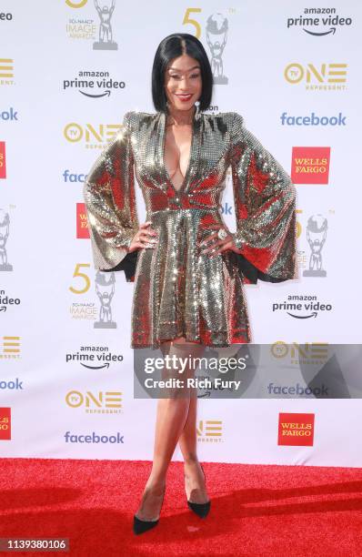 Tami Roman attends the 50th NAACP Image Awards at Dolby Theatre on March 30, 2019 in Hollywood, California.